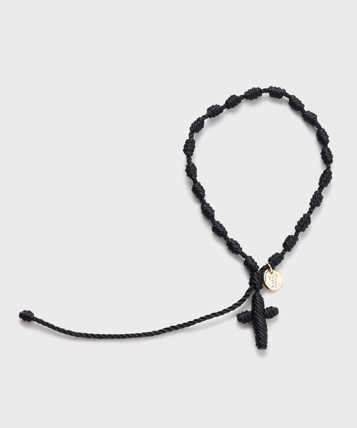 TAKEO KIKUCHI(タケオキクチ)の「【OJO DE MEX】Mexican Rosario Bracelet(ブレスレット・メンズ・キャメル/パープル/レッド系1/グリーン/ブラック/イエロー/ライトブルー/ピンク系・00)」の2枚目の写真