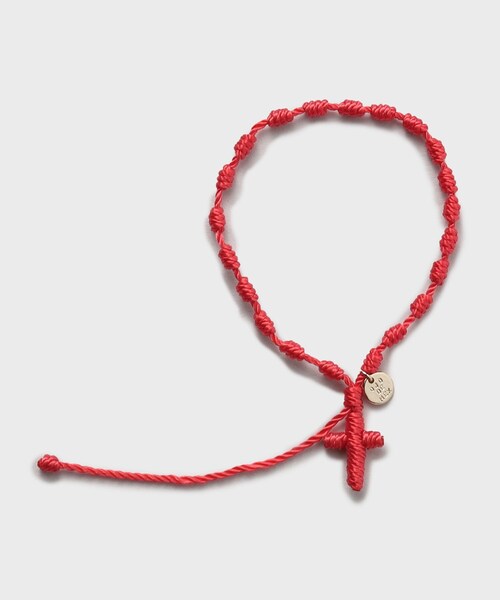 TAKEO KIKUCHI(タケオキクチ)の「【OJO DE MEX】Mexican Rosario Bracelet(ブレスレット・メンズ・キャメル/パープル/レッド系1/グリーン/ブラック/イエロー/ライトブルー/ピンク系・00)」の10枚目の写真