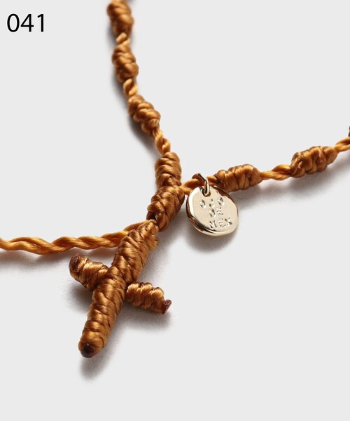 TAKEO KIKUCHI(タケオキクチ)の「【OJO DE MEX】Mexican Rosario Bracelet(ブレスレット・メンズ・キャメル/パープル/レッド系1/グリーン/ブラック/イエロー/ライトブルー/ピンク系・00)」の18枚目の写真