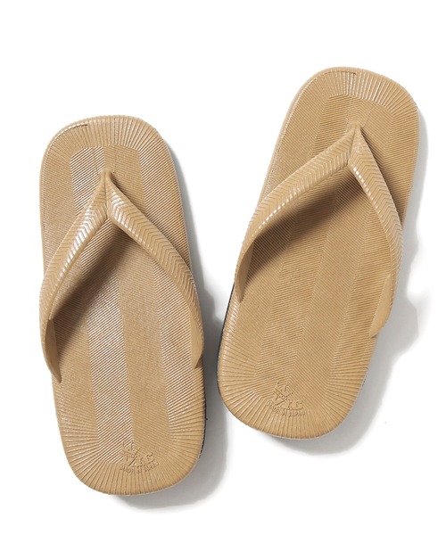 ROOPTOKYO(ループトウキョウ)の「V.I.C/ブイアイシー classic rubber Ladys sandal サンダル 雪駄サンダル(サンダル・レディース・アイボリー/ベージュ/ブラック・FREE)」の3枚目の写真