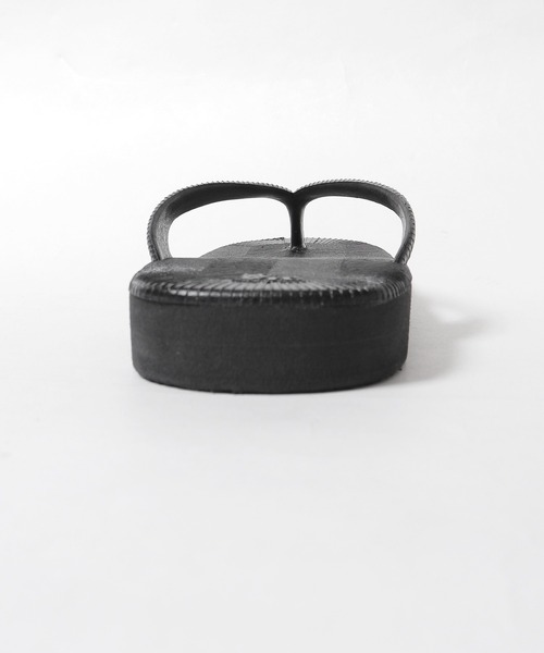 ROOPTOKYO(ループトウキョウ)の「V.I.C/ブイアイシー classic rubber Ladys sandal サンダル 雪駄サンダル(サンダル・レディース・アイボリー/ベージュ/ブラック・FREE)」の8枚目の写真