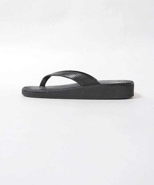 ROOPTOKYO(ループトウキョウ)の「V.I.C/ブイアイシー classic rubber Ladys sandal サンダル 雪駄サンダル(サンダル・レディース・アイボリー/ベージュ/ブラック・FREE)」の4枚目の写真