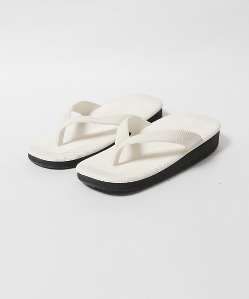 ROOPTOKYO(ループトウキョウ)の「V.I.C/ブイアイシー classic rubber Ladys sandal サンダル 雪駄サンダル(サンダル・レディース・アイボリー/ベージュ/ブラック・FREE)」の5枚目の写真