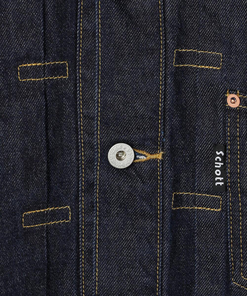し*ろ様 schott デニムジャケット Schott N.Y.C デニムジャケット gジャン 「直営店限定」Schott