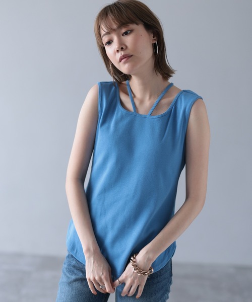 HERENCIA（ヘレンチア）の「マルチコード リブ タンクトップ（タンク