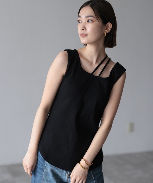 HERENCIA（ヘレンチア）の「マルチコード リブ タンクトップ（タンク