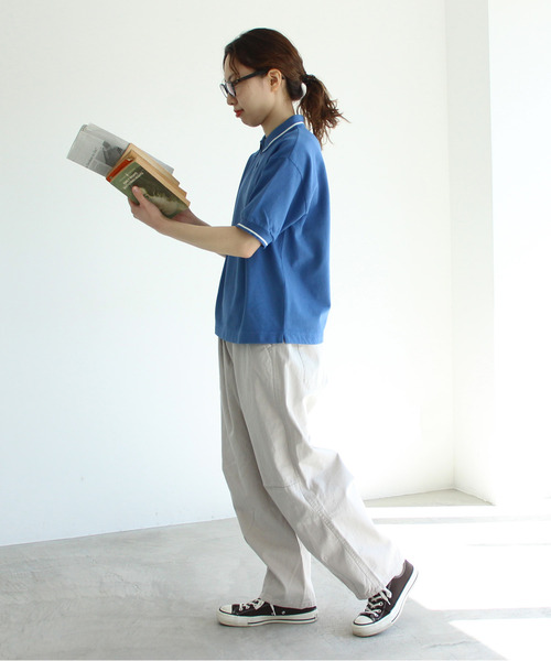 PAR ICI（パーリッシィ）の「コットンツイル ボリュームパンツ（その他パンツ・レディース・ベージュ/グレー/イエロー/ブラック・FREE）」の5枚目の写真