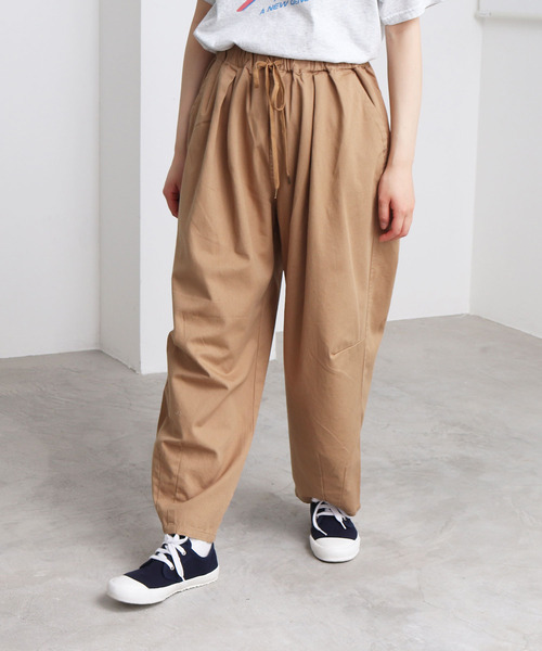 PAR ICI（パーリッシィ）の「コットンツイル ボリュームパンツ（その他パンツ・レディース・ベージュ/グレー/イエロー/ブラック・FREE）」の8枚目の写真