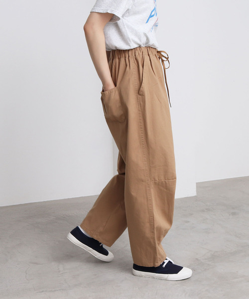 PAR ICI（パーリッシィ）の「コットンツイル ボリュームパンツ（その他パンツ・レディース・ベージュ/グレー/イエロー/ブラック・FREE）」の10枚目の写真