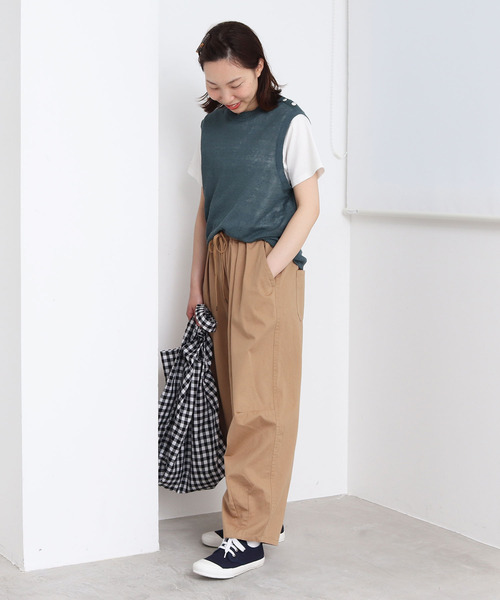 PAR ICI（パーリッシィ）の「コットンツイル ボリュームパンツ（その他パンツ・レディース・ベージュ/グレー/イエロー/ブラック・FREE）」の11枚目の写真