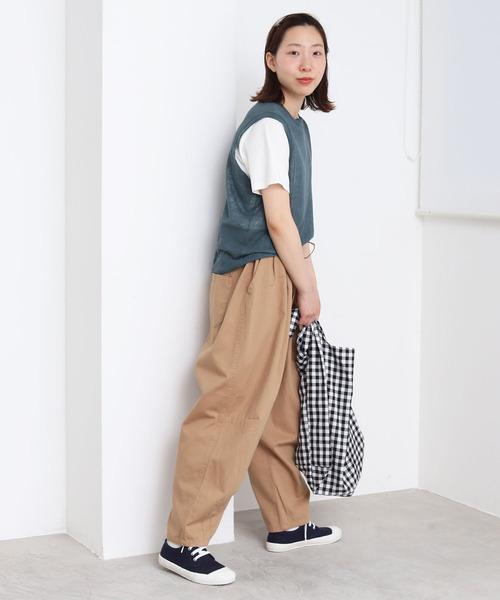 PAR ICI（パーリッシィ）の「コットンツイル ボリュームパンツ（その他パンツ・レディース・ベージュ/グレー/イエロー/ブラック・FREE）」の12枚目の写真