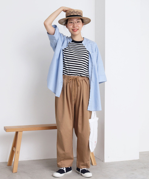 PAR ICI（パーリッシィ）の「コットンツイル ボリュームパンツ（その他パンツ・レディース・ベージュ/グレー/イエロー/ブラック・FREE）」の14枚目の写真