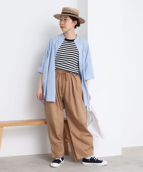 PAR ICI（パーリッシィ）の「コットンツイル ボリュームパンツ（その他パンツ・レディース・ベージュ/グレー/イエロー/ブラック・FREE）」の17枚目の写真