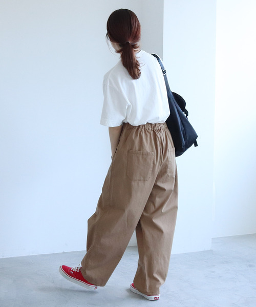 PAR ICI（パーリッシィ）の「コットンツイル ボリュームパンツ（その他パンツ・レディース・ベージュ/グレー/イエロー/ブラック・FREE）」の22枚目の写真