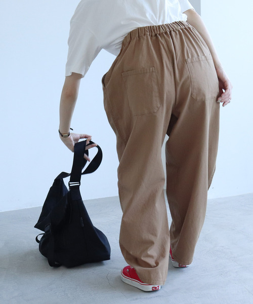 PAR ICI（パーリッシィ）の「コットンツイル ボリュームパンツ（その他パンツ・レディース・ベージュ/グレー/イエロー/ブラック・FREE）」の20枚目の写真