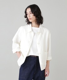 極美品 マーガレットハウエル 23SS MATT LINEN POPLIN MARGARET HOWELL（マーガレットハウエル）の「MATT LINEN POPLIN