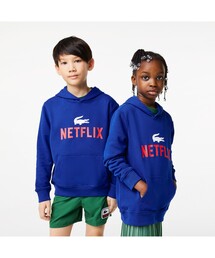 LACOSTE（ラコステ）の「『Lacoste x Netflix』 キッズスウェットフーディー（パーカー・キッズ）」