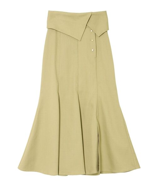 LAGUNAMOON(ラグナムーン)の「ウエストラペルボタンマーメイドスカート(スカート・レディース・イエロー/オレンジ/アイボリー・SMALL/MEDIUM)」の22枚目の写真