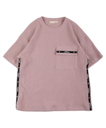 Re:room ★新品未使用品★ ラインロゴリブベロアTシャツ & ショーツ エンボスロゴベロアTシャツ[品番：MKSW0045372]｜RESEXXY