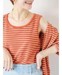 ehka sopo | ボーダーテレコタンクトップ(タンクトップ)