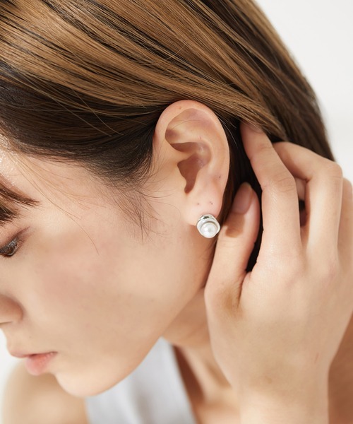 マベパールピアス silver sp-19ss-18 シルバー マベパール ピアス (片方タイプ