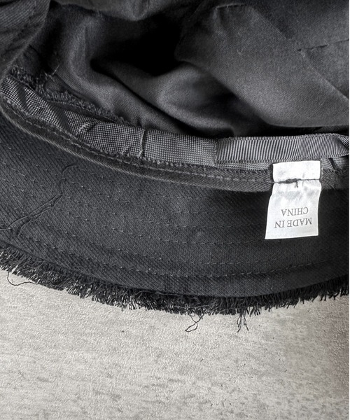 LVEU.(ラブユ.)の「【LVEU.】カットオフバケットハット / 帽子 ハット バケットハット バケハ カットオフ フリンジ ブラック(ハット・レディース・ブラック・FREE)」の12枚目の写真