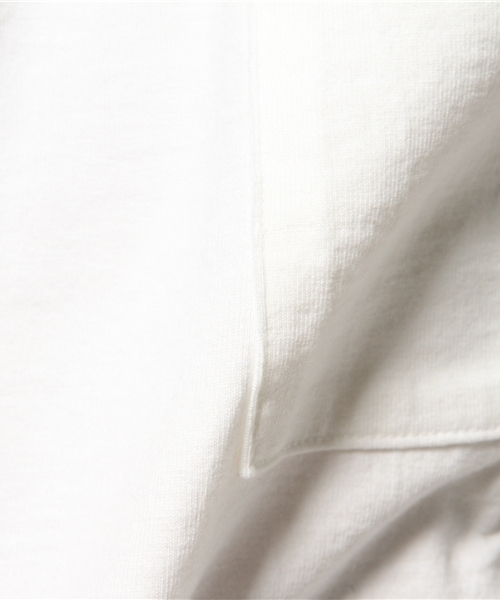 Denime（ドゥニーム）の「【JapanMade】BASIC CUTSEW SS POCKET CN/ベーシックカットソーポケットTシャツ（Tシャツ/カットソー・メンズ・ネイビー/ホワイト/ブラック/杢グレー・MEDIUM/LARGE/SMALL/X-LARGE/X-SMALL）」の9枚目の写真