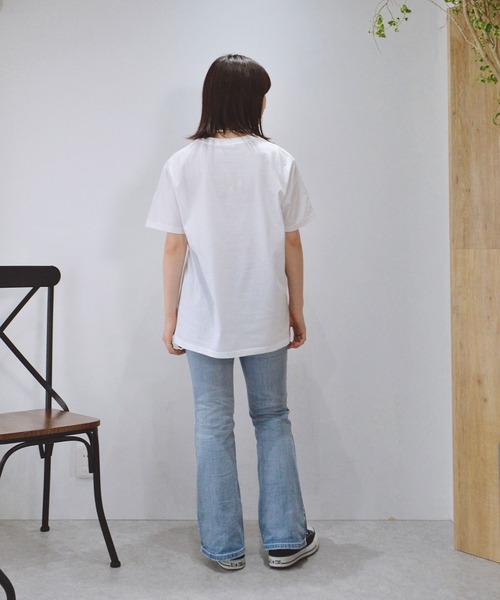 spiritoso(スピリトーゾ)の「spiritoso カレッジロゴプリントTシャツ(半袖)(Tシャツ/カットソー・メンズ・ホワイト/グリーン/ロイヤルブルー/ブラック/杢グレー/ホワイト×ブラック/ブラック×ホワイト/ピンク/ネイビー/ライトブルー/ピンク系その他2・L/XL/S/M)」の18枚目の写真