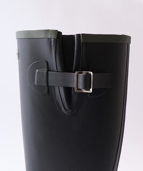 OUTDOOR PRODUCTS（アウトドアプロダクツ）の「OUTDOORPRODUCTS ロング丈 ラバーレインブーツ（レインシューズ・レディース・ブラック/ネイビー/ダークブラウン・S/M/L）」の10枚目の写真