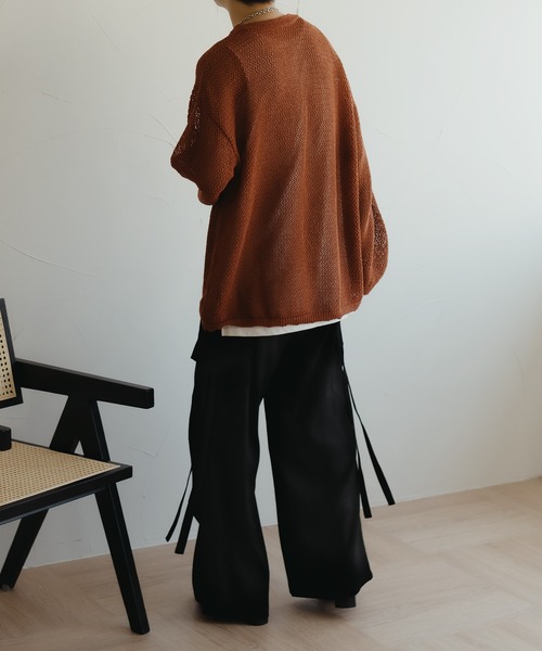 epnok（エプノック）の「ワイドパラシュートスラックス（スラックス・メンズ・チャコールグレー/ライトグレー/ブラック・SMALL/MEDIUM/LARGE）」の4枚目の写真