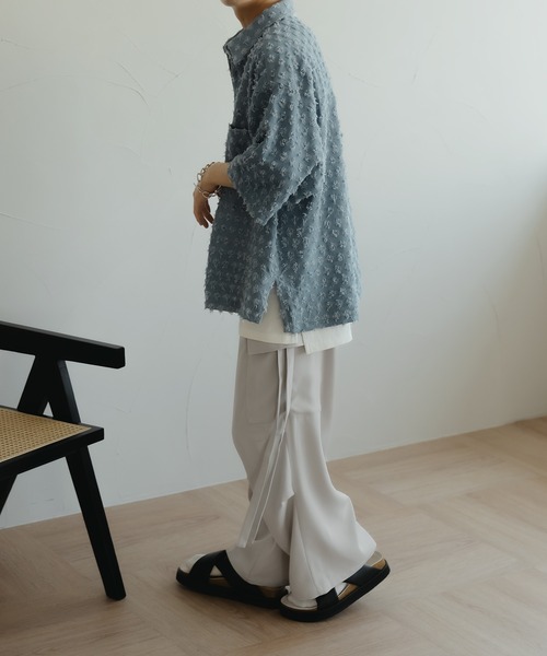 epnok（エプノック）の「ワイドパラシュートスラックス（スラックス・メンズ・チャコールグレー/ライトグレー/ブラック・SMALL/MEDIUM/LARGE）」の9枚目の写真
