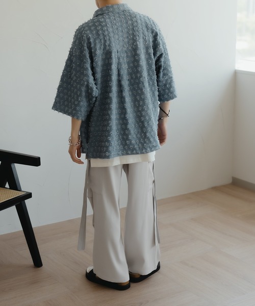 epnok（エプノック）の「ワイドパラシュートスラックス（スラックス・メンズ・チャコールグレー/ライトグレー/ブラック・SMALL/MEDIUM/LARGE）」の21枚目の写真