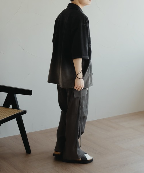 epnok（エプノック）の「ワイドパラシュートスラックス（スラックス・メンズ・チャコールグレー/ライトグレー/ブラック・SMALL/MEDIUM/LARGE）」の18枚目の写真