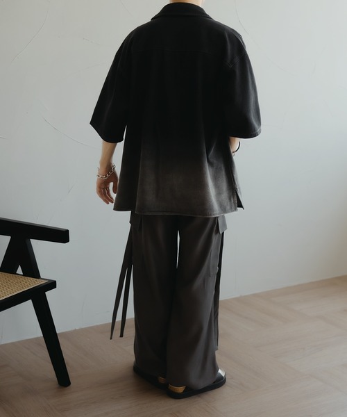 epnok（エプノック）の「ワイドパラシュートスラックス（スラックス・メンズ・チャコールグレー/ライトグレー/ブラック・SMALL/MEDIUM/LARGE）」の22枚目の写真