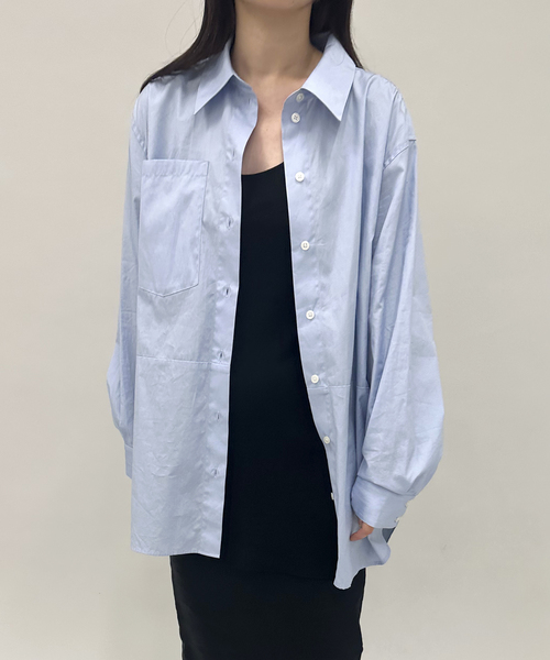 EDIT. FOR LULU（エディットフォールル）の「【BAUM UND PFERDGARTEN/バウムウンドヘルガーデン】シャツ（シャツ/ブラウス・レディース・ブルー系その他・36）」の8枚目の写真