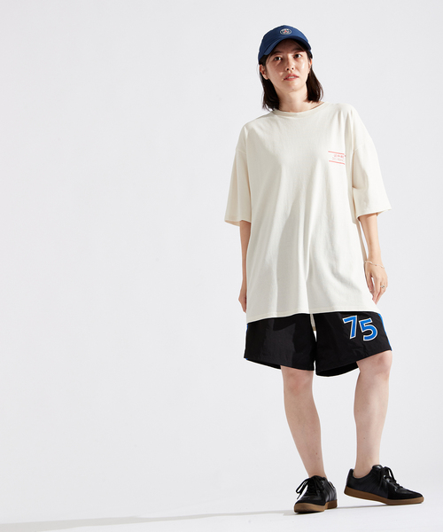 PARIS SAINT-GERMAIN（パリサンジェルマン）の「【Paris Saint-Germain】75 ナンバリング ナイロンショーツ（その他パンツ・メンズ・ブラック/チャコールグレー・MEDIUM/LARGE）」の21枚目の写真