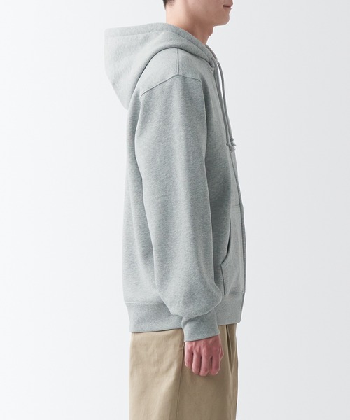 無印良品(ムジルシリョウヒン)の「スウェットフルジップパーカ(パーカー・メンズ・グリーン/グレー/ブラック/ダークブラウン・XL/S/XXL/XS/L/M)」の13枚目の写真