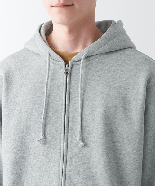 無印良品(ムジルシリョウヒン)の「スウェットフルジップパーカ(パーカー・メンズ・グリーン/グレー/ブラック/ダークブラウン・XL/S/XXL/XS/L/M)」の15枚目の写真