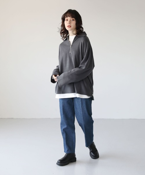 DOLCE & GABBANA リブ編みハーフジップニットsize46 セール☆2690円→1690円 片畦編みハーフZIPニット メンズ メール