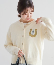 NOMBRE IMPAIR | クロスステッチ刺繍　クルーネックカーデ(カーディガン/ボレロ)