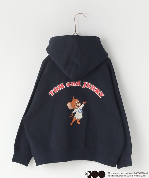 LOWRYS FARM（ローリーズファーム）の「WB100　トムジェリフーディー　975188（スウェット・キッズ・ネイビー/グレー・110cm/120cm/130cm/140cm/150cm）」の17枚目の写真