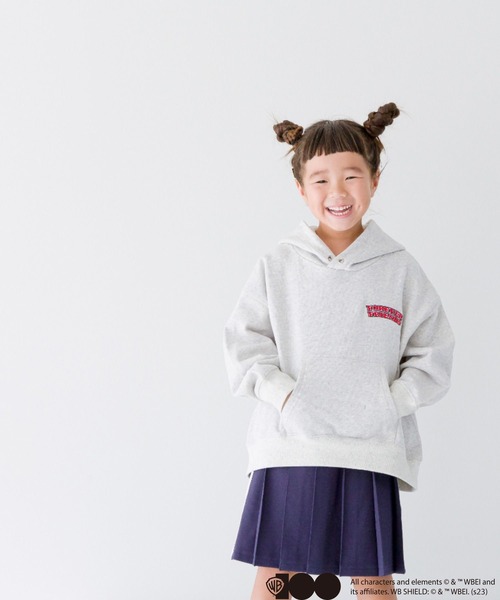 LOWRYS FARM（ローリーズファーム）の「WB100　トムジェリフーディー　975188（スウェット・キッズ・ネイビー/グレー・110cm/120cm/130cm/140cm/150cm）」の3枚目の写真