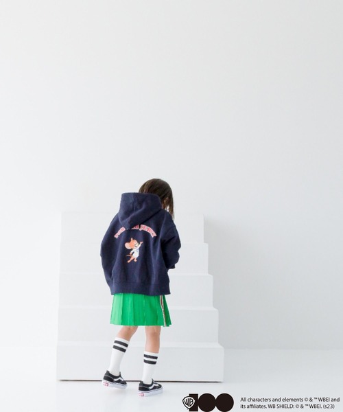 LOWRYS FARM（ローリーズファーム）の「WB100　トムジェリフーディー　975188（スウェット・キッズ・ネイビー/グレー・110cm/120cm/130cm/140cm/150cm）」の8枚目の写真