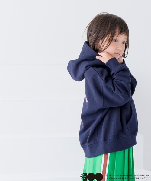 LOWRYS FARM（ローリーズファーム）の「WB100　トムジェリフーディー　975188（スウェット・キッズ・ネイビー/グレー・110cm/120cm/130cm/140cm/150cm）」の9枚目の写真