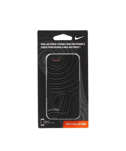 NIKE（ナイキ）の「ナイキ アイフォン6 エアフォース ソール型 スマフォケース NIKE AIR FORCE iPhone 6 CASE（スマホケース/カバー・レディース・ブラック/レッド・FREE）」の4枚目の写真