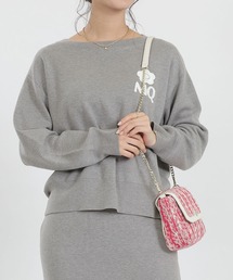 MARY QUANT | MQロゴシンプルニット プルオーバー(ニット/セーター)