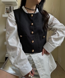 ULEULA | ツイードコンパクトベスト(ベスト)