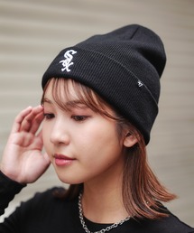 EDIT.FOR LULU アルパカMIXシャギーニットキャップ ホワイト チャンピオン Champion アクリル ニットワッチ / ニット帽