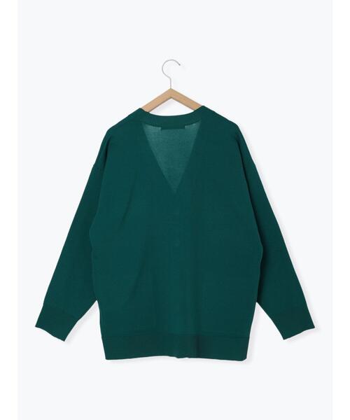Lugnoncure（ルノンキュール）の「無撚糸Vネックカーディガン（カーディガン/ボレロ・レディース・レッド/オフホワイト/ブラック/グリーン・F）」の22枚目の写真