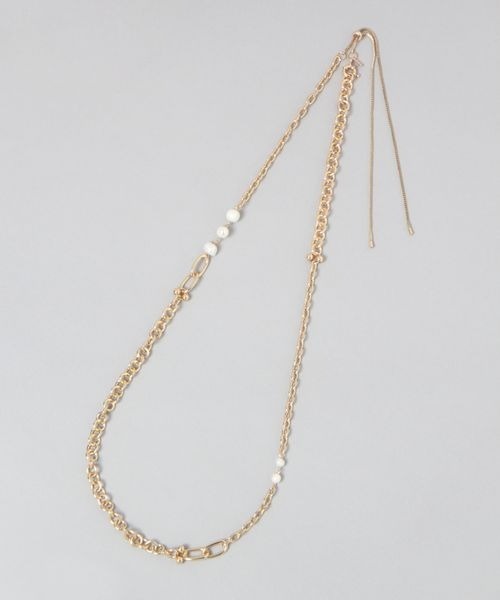JEANASIS（ジーナシス）の「マルチWAYパールネックレス/980330（ネックレス・レディース・シルバー/ゴールド・FREE）」の3枚目の写真